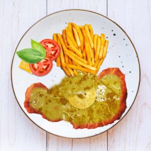 Curry Schnitzel Pizza Hassloch